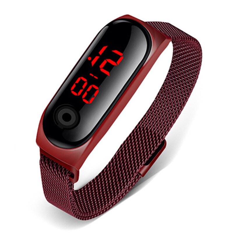 Relojes deportivos Led para hombre, pulsera Digital, reloj electrónico con alarma,