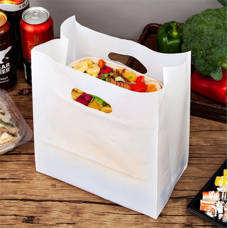 10pc Disposable Plastic Packaging Bag Baking Packaging Bag Kitchen Accessories Dessert Takeaway Bag Kitchen Gadgets Birthday.75z