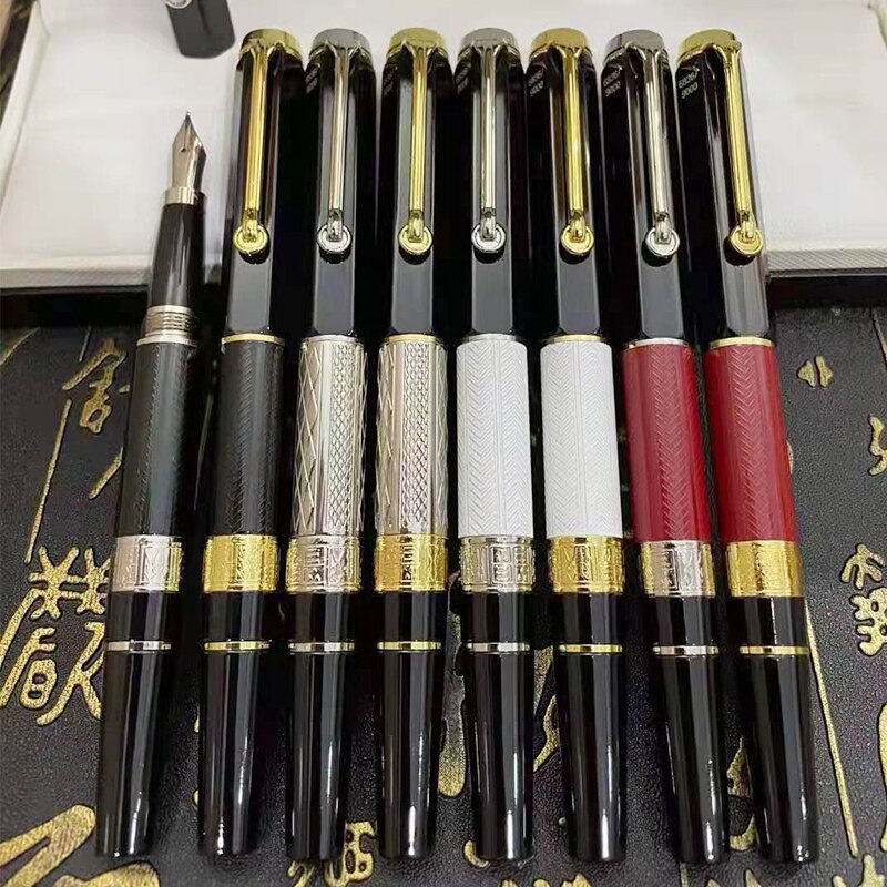 Pluma estilográfica de lujo para hombre y mujer, pluma de tinta de lujo MB, gran escritor, William Monte, metal, romero, blanc, sin caja, novedad de 2022