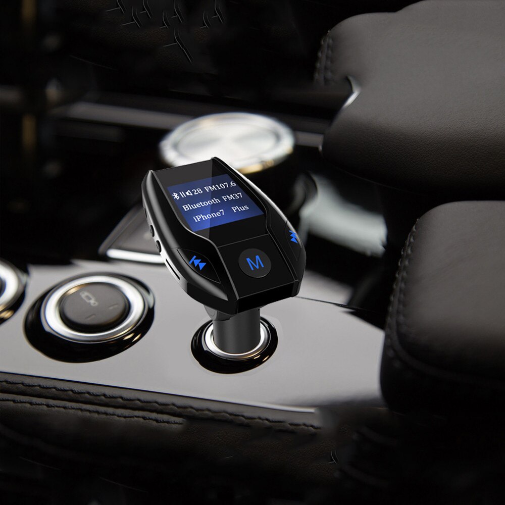 Fm Modulator Car LCD Mp3 Player Handsfree Fm Radio Transmitter Dual USB Charger 2.1A Car Kit Handsfree Wireless автомобильные