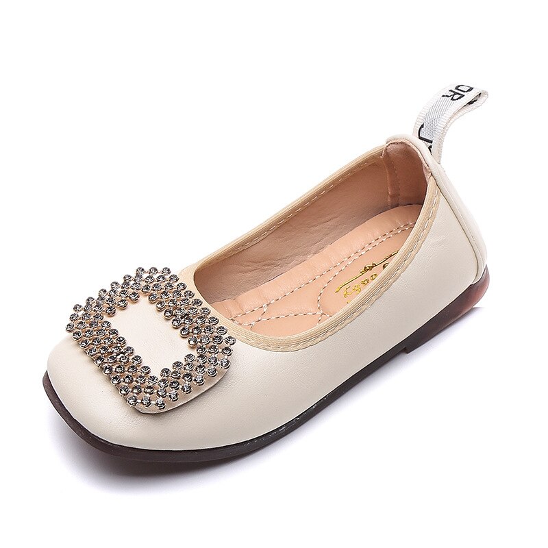 Jenter prinsessesko for barn flate skolesko barn svarte barn studentsko svarte skinnsko småbarn  d488