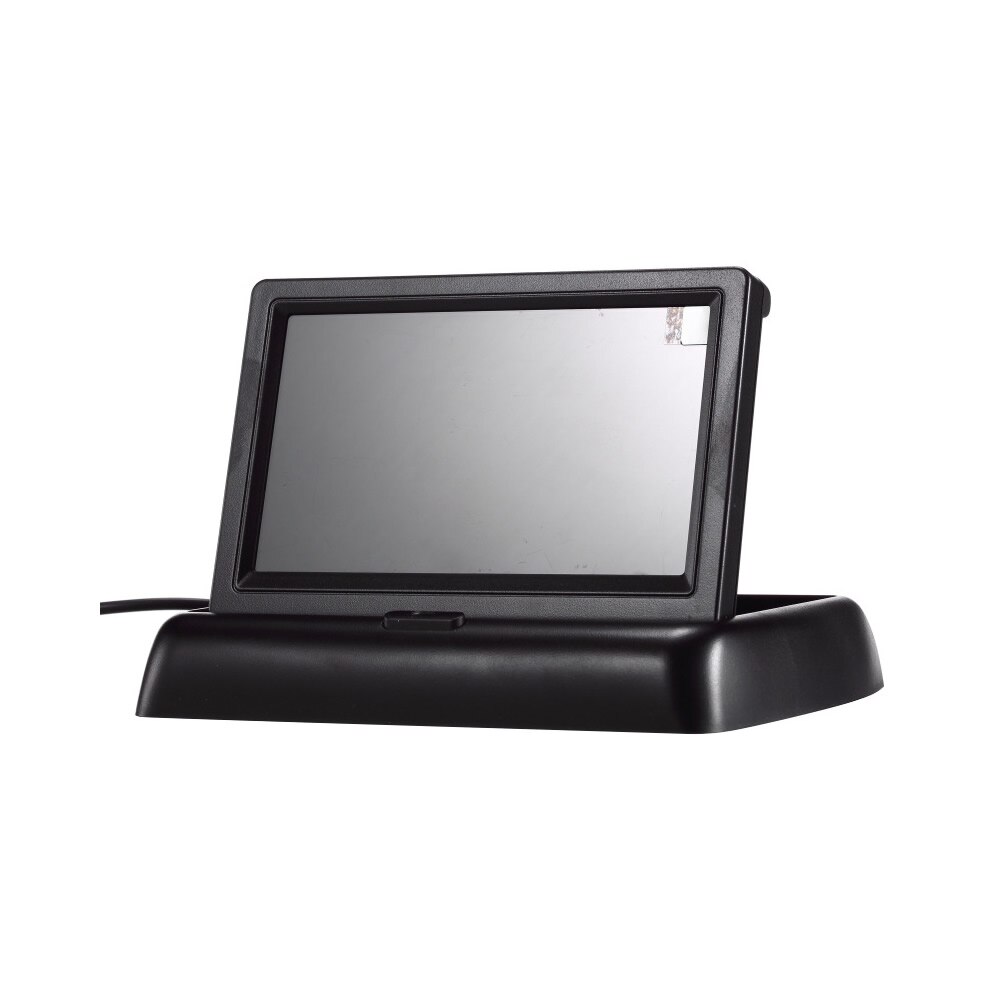 DONPHIA 4.3 'opvouwbare display met 2 camera ingang opvouwbaar scherm