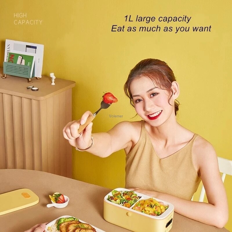 Xiaomi LIFE ELEMENT Portable Electric Lunch Box Food Warmer Heater Smart Reservation with LED Screen Rice Cooker Rice Container