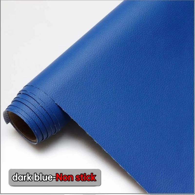50/100/200x160cm non-stick synthetisch leer stof meubilair bank tas autostoel naaien DIY materiaal lederen patches Leathercraft: 20x30cm / zwart