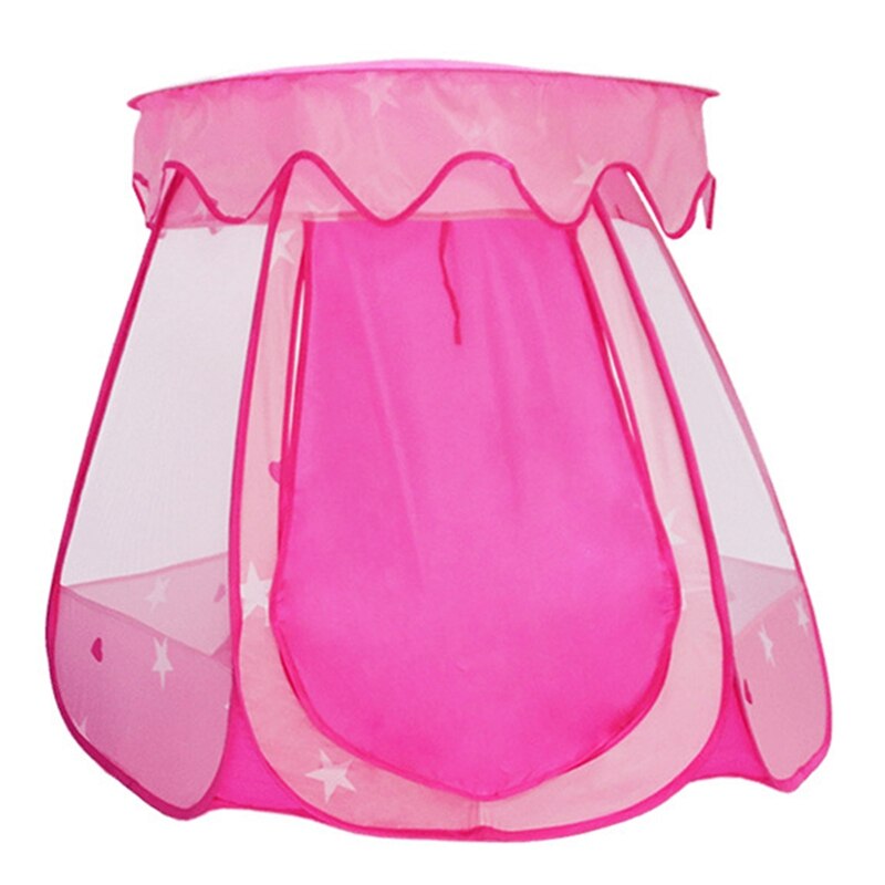 Baby Tent Wigwam Huis Kinderen Castle Indoor Outdoor Adventure Draagbare Zwembad Teepee Voor Kids Oceaan Bal: Pink