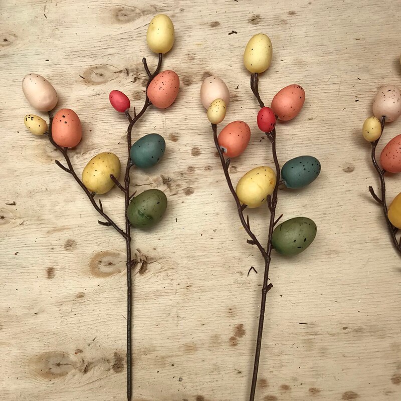 Neue Kreative Osterei Baum Decor Kreative Zweig Mit Malerei Eier Ostern Ei Dekoration Ostern Liefert Party Suplies