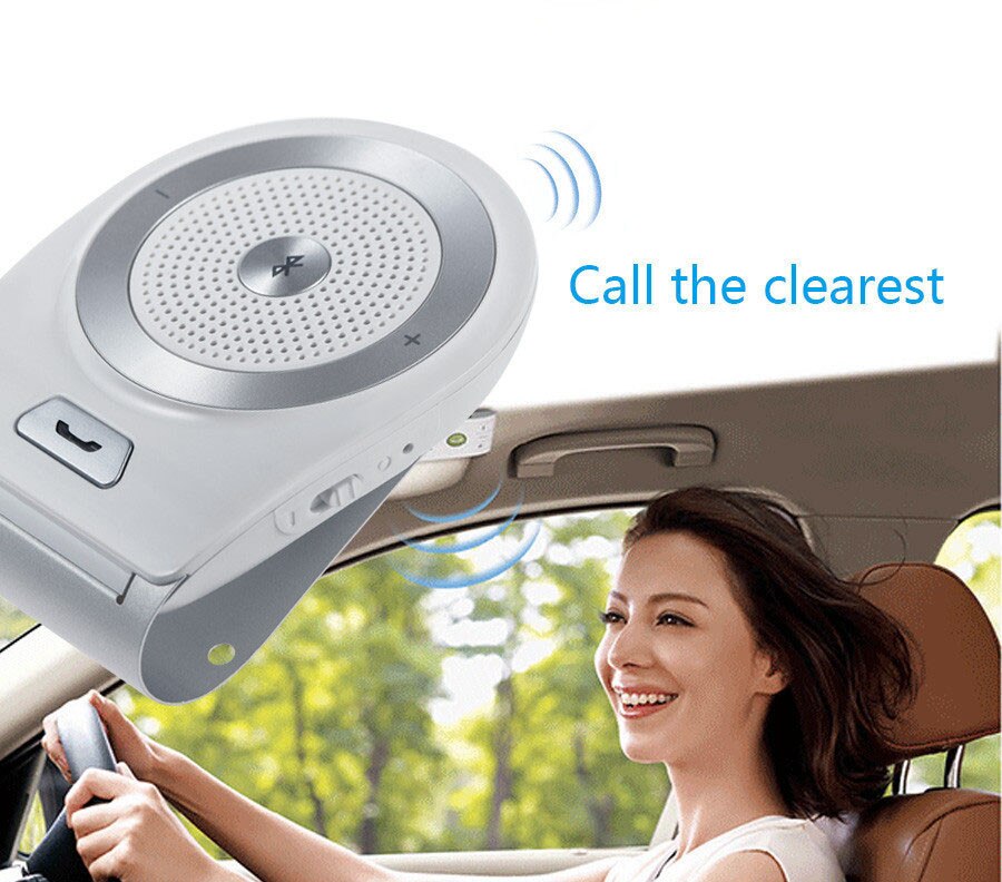 Wireless Bluetooth Car Kit Speaker Speakerphone Handsfree Car Kit