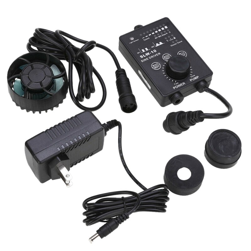 SLW-10 Sine Wave Flow Wave Maker Quiet Wave Pump 10000LPH Aquarium US Plug: Default Title