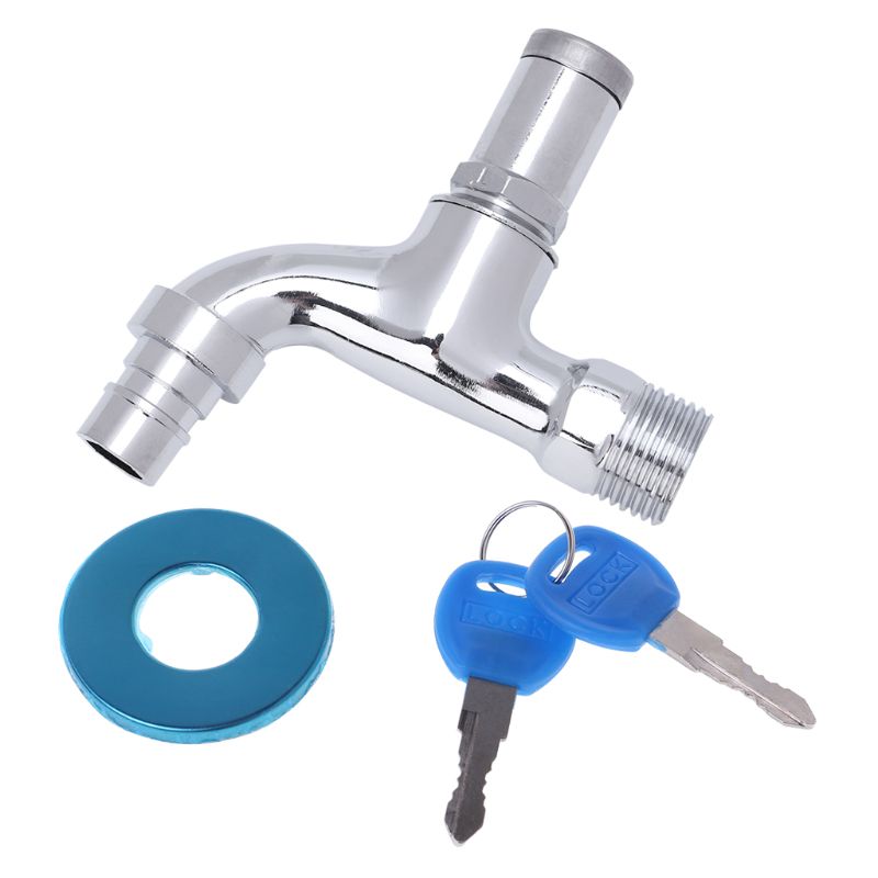 draussen Anti-diebstahl Waschbecken Wasserhahn Mit Schloss Schlüssel Einzigen Handgriff AbschließBar Haushalt Waschen Wasserhahn