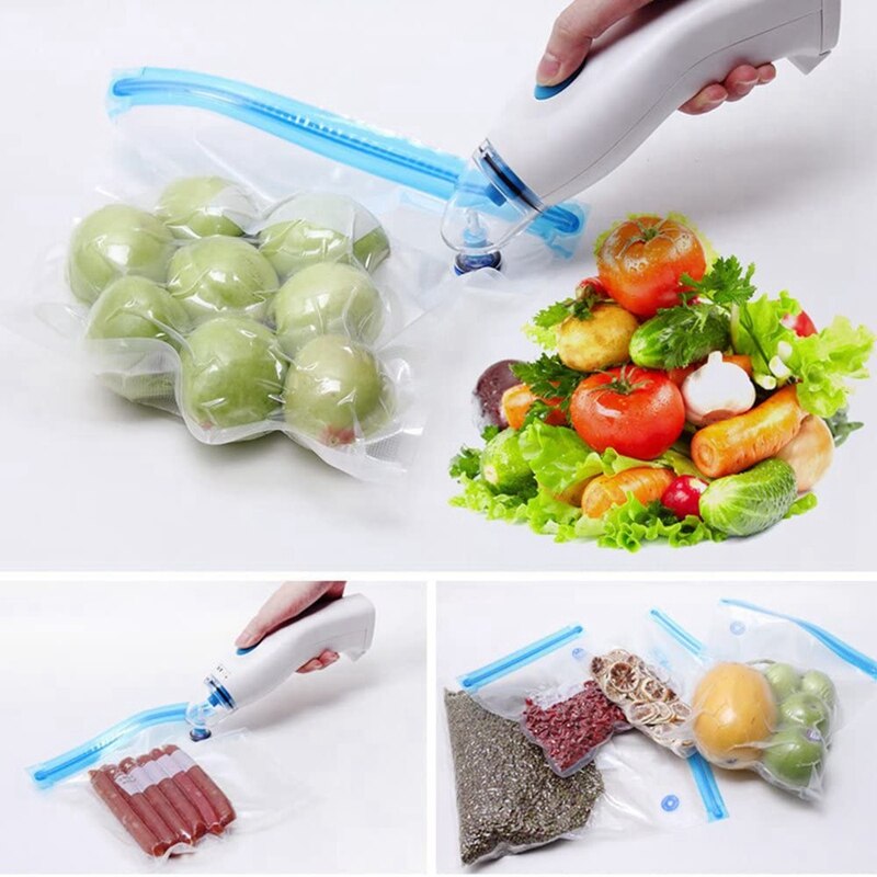 Portable Wireless Handheld Vacuum Sealer for Food Saver Storage Food Preservation Kitchen Homemaker EU plug
