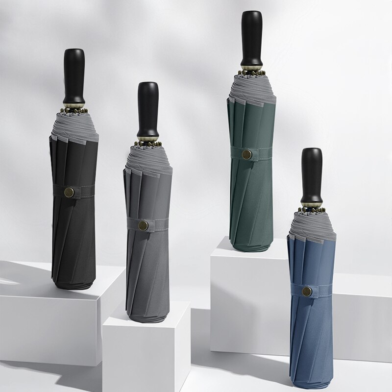 Dubbele Academy Winddicht Mannen Paraplu Outdoor Reizen Strand Luxe Parasol Parasol Regen Vrouwen Paraguas Ambrella BW50YS