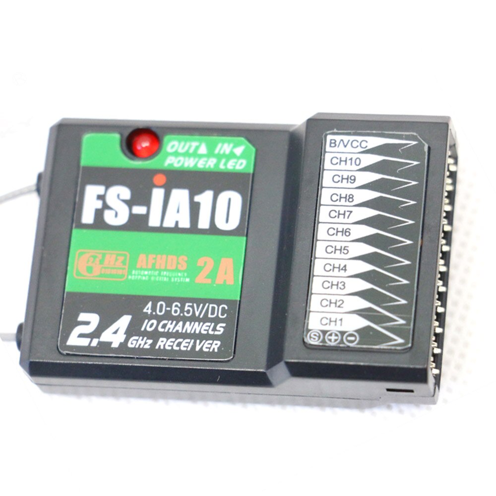 FlySky FS-R6B FS-GR3E FS-IA10B IA6B X6B FS-A8S receiver receptor para i6 i10 CT6B T6 TH9x transmisor de Control remoto partes