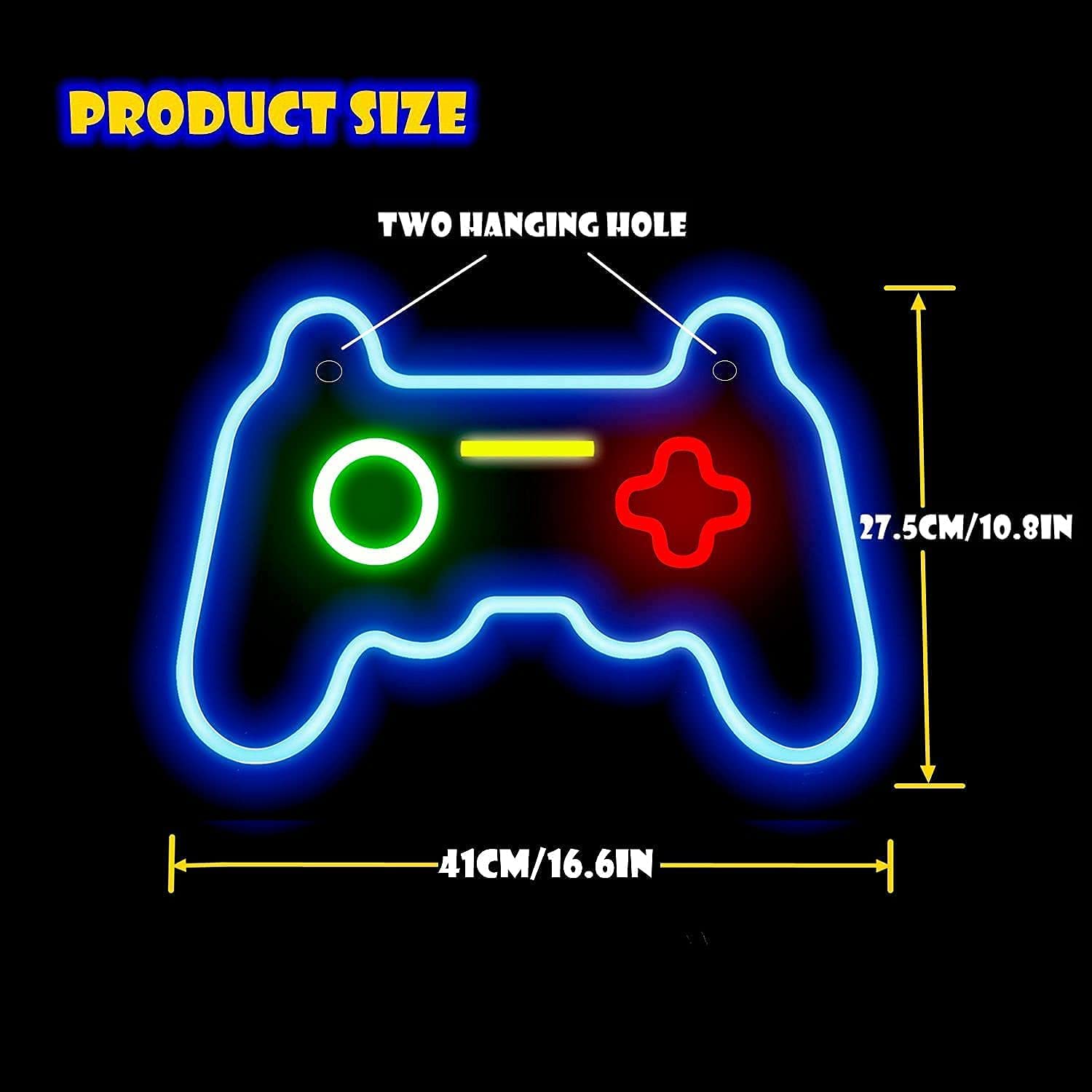 NEUE Neon- Zeichen Gamepad Neon- Licht Playstation Lampe Zauberstab Raum Dekoration Ästhetischen freundlicher Acryl Bord LED Nacht Rohr