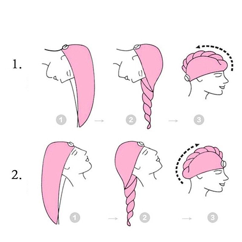 Microfiber Bath Towel Hair Dry Quick Drying Lady Bath Towel Soft Shower For Woman Man Turban Head Wrap Bathing Tools