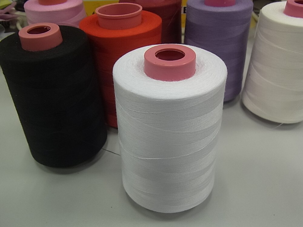 6000 yards Sewing thread , polyester sewing thread 402 High - speed polyester sewing thread
