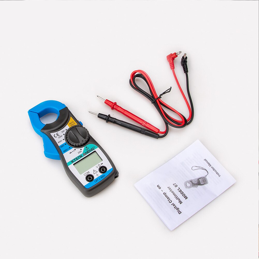 ANENG KT87N Mini Digital Clamp Meters AC/DC Voltage AC Current 600v True RMS Multimeter Capacitance Electrical Megger Tester