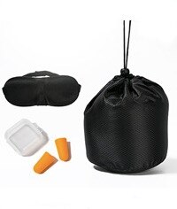 Almohada de espuma de memoria en forma de U para el cuidado de la salud Cervical, almohada suave de viaje, almohada para avión, cojín azul para el cuello: carry bag sets