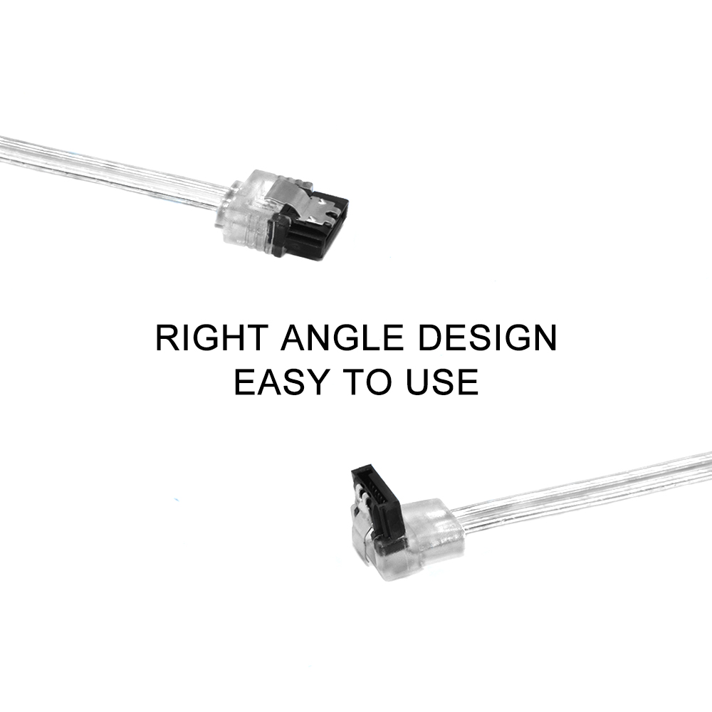 SATA 3.0 III 6 Gb/s 10 cm Harde Schijf Data Seriële ATA Rechte Kabel 26AWG voor HDD SSD snoer lijn 7pin sata kabel 10 CM