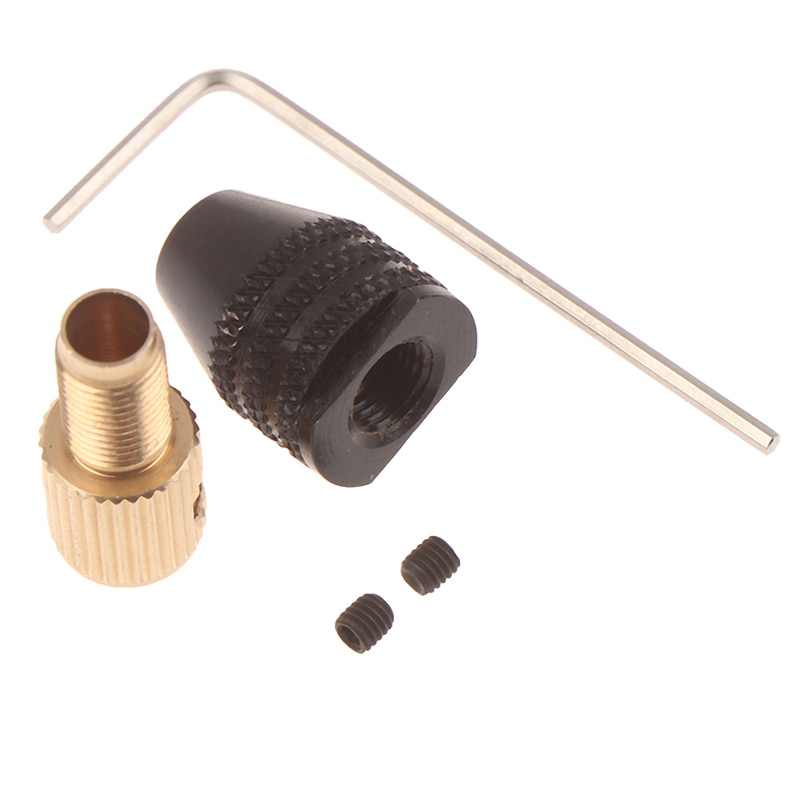 2.3mm/3.17mm/5mm Electric Motor Shaft Mini Drill Chuck Fixture 0.5-3.2mm Drill Bit Micro Drill Chuck Hex Drill Chuck Adapter