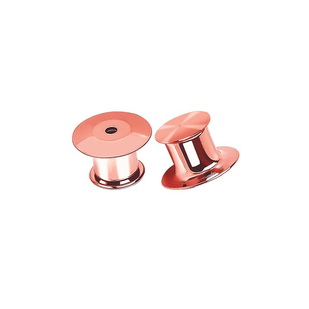 10/20 Stuks Metalen Broche Gesp Lock Pin Caps Gesp Veiligheids Keepers Terug Accessoires Voor Diy Badge Onderdelen Sieraden Maken Onderdelen: M / Rood