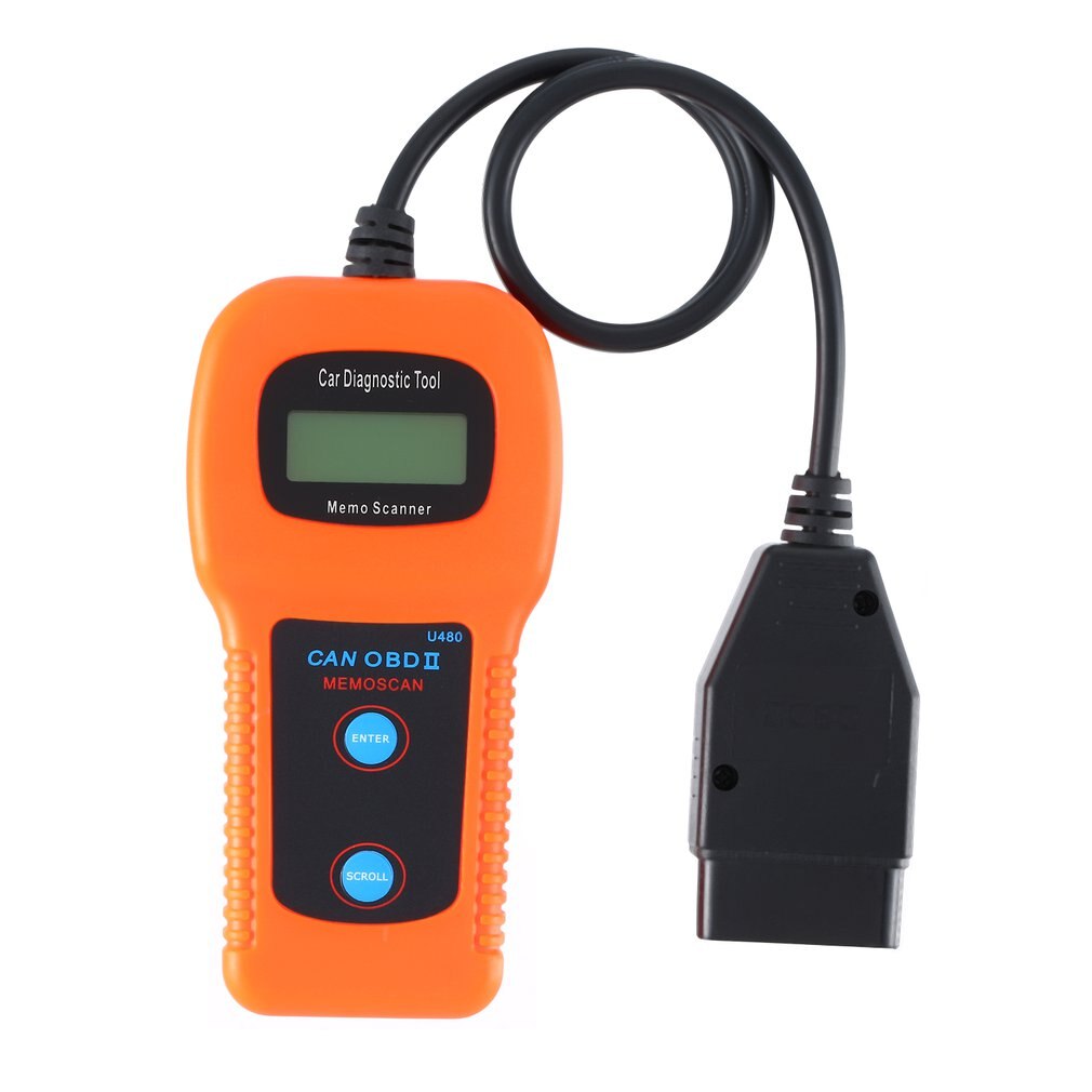 U480 Reader Tool U480 OBD2 OBDII EOBD Check Engine CAN-BUS Auto Scanner Trouble Code Reader Tool for Car