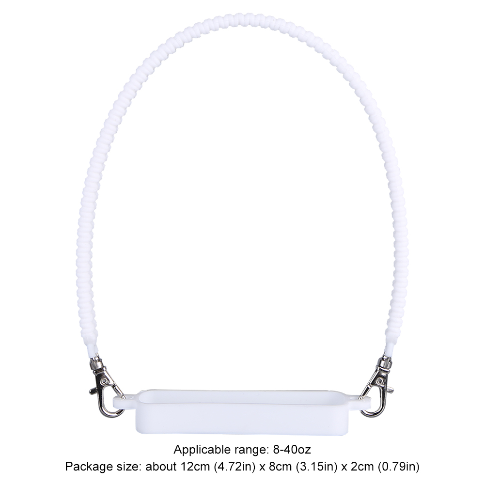 40Oz Waterfles Houder Met Riem Voor Stanley Cup Asessories Cup Mouw Tuimelaar Houder Riem Waterfles Tas Draagtas: plum