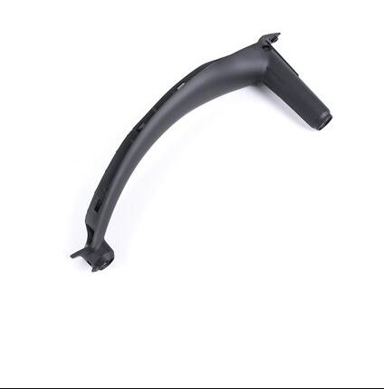 Izquierda/derecha manijas de puerta interior de coche manija de panel de puerta interior cubierta embellecedora de tirar para BMW E70 E71 E72 X5 X6 51416969402: Right Black