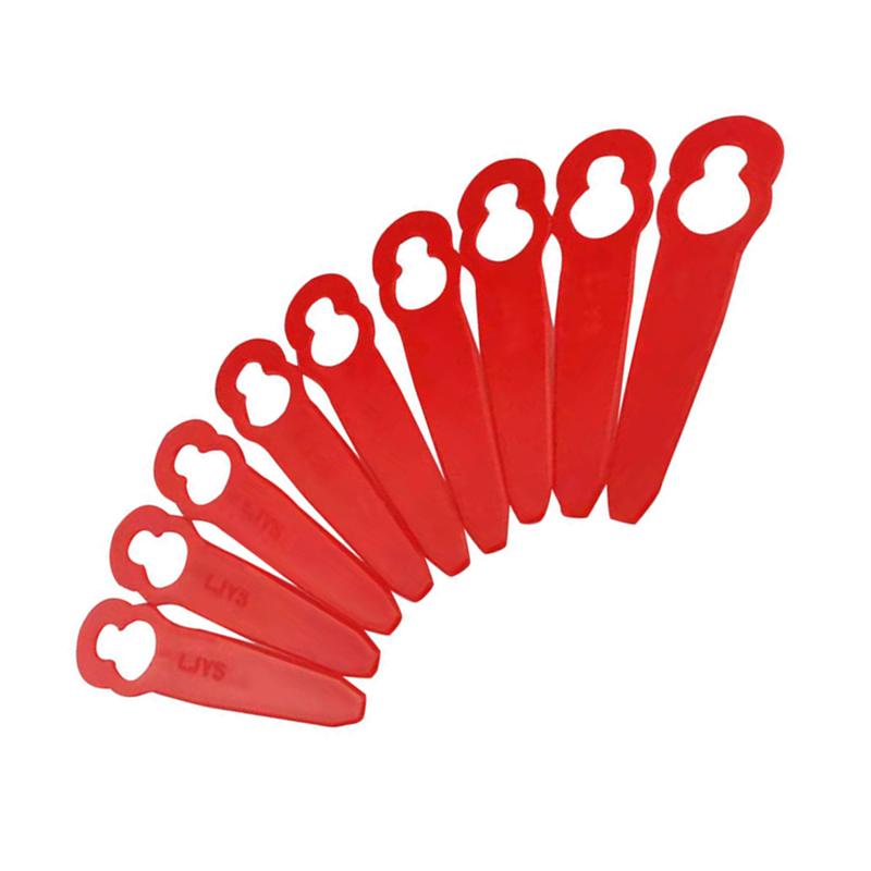 Garden Mower Blades Grass Trimmer Cutting Blade Plastic Lawnmower Blade Mower Replacement Blade Gourd Grass Trimmer Blades