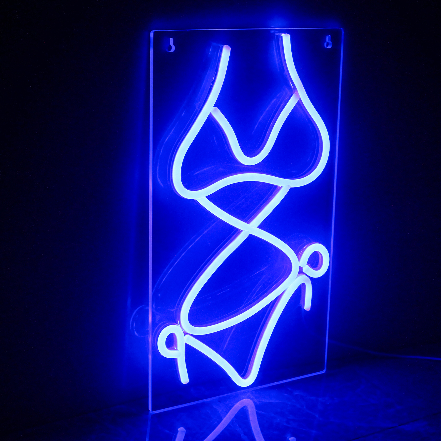 Ineonlife – Bikini LED néon Sexy pour femmes, modèle en acrylique, montage mural, Bar, fête, Club, maison, chambre à coucher, boutique, lumières décoratives publicitaires
