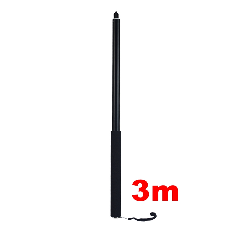 3.0m Invisible Rod For Insta 360 ONE R RS &amp; One X2 X 360 Camera Selfie Stick Monopod For Insta360 Bullet Time Tripod Accessories: B Package