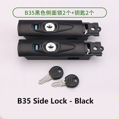 Gepäck lock zubehör B35 schloss trolley reise gepäck reparatur zubehör aluminium rahmen b35 schlüssel passwort lock core: B105 large or smallO
