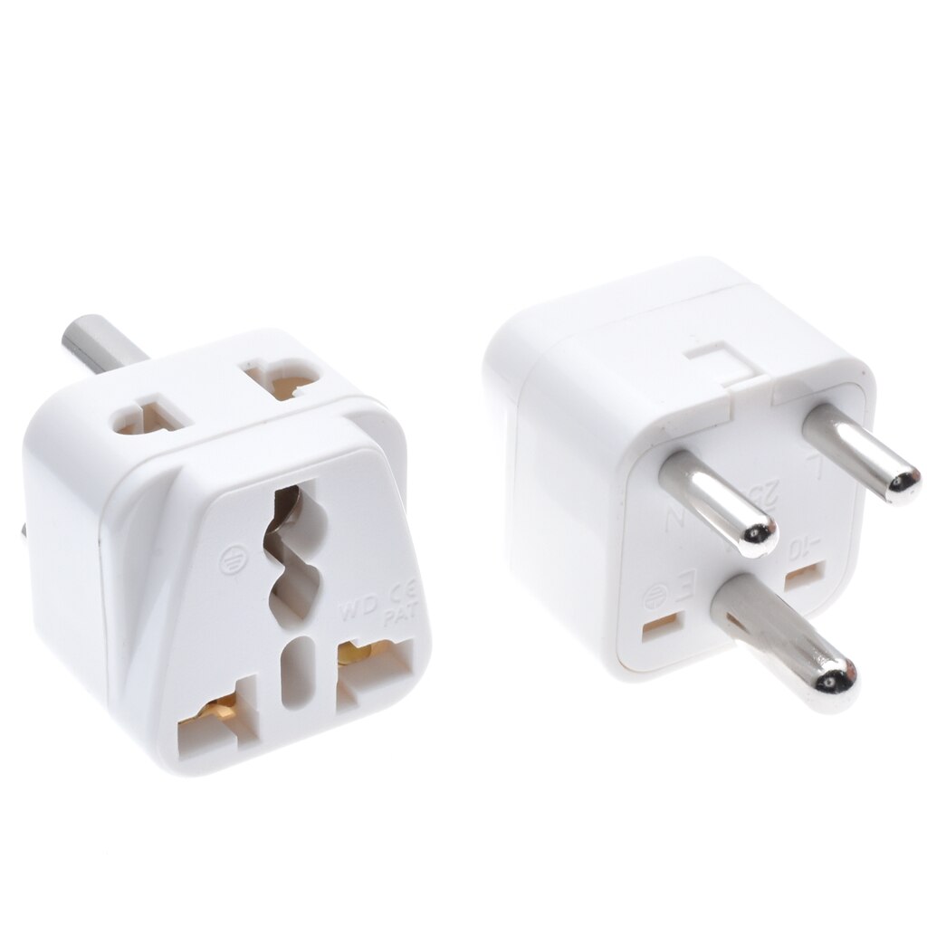 IEC Type D UK/AU/US/EU to Small South Africa Power Plug Converter Adaptor India Nepal Sri Lanka Tourism converter safety door
