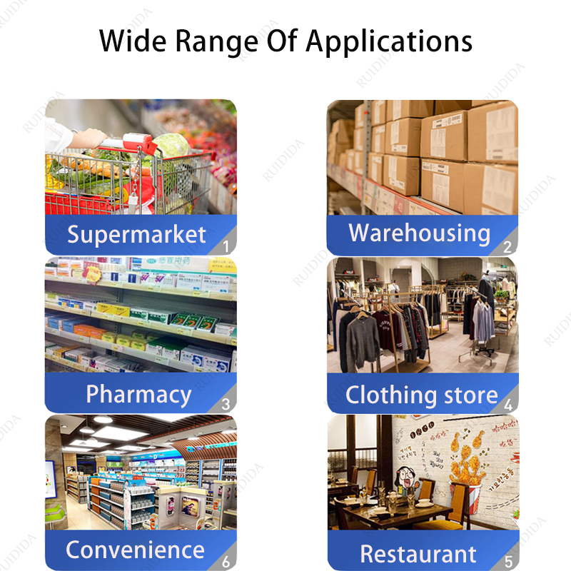 1D 2D Qr Code Scanner Wired Bar Code Scanner Usb Desktop Lezer Draagbare Handsfree Omnidirectionele Automatische Scanner Voor Barcode