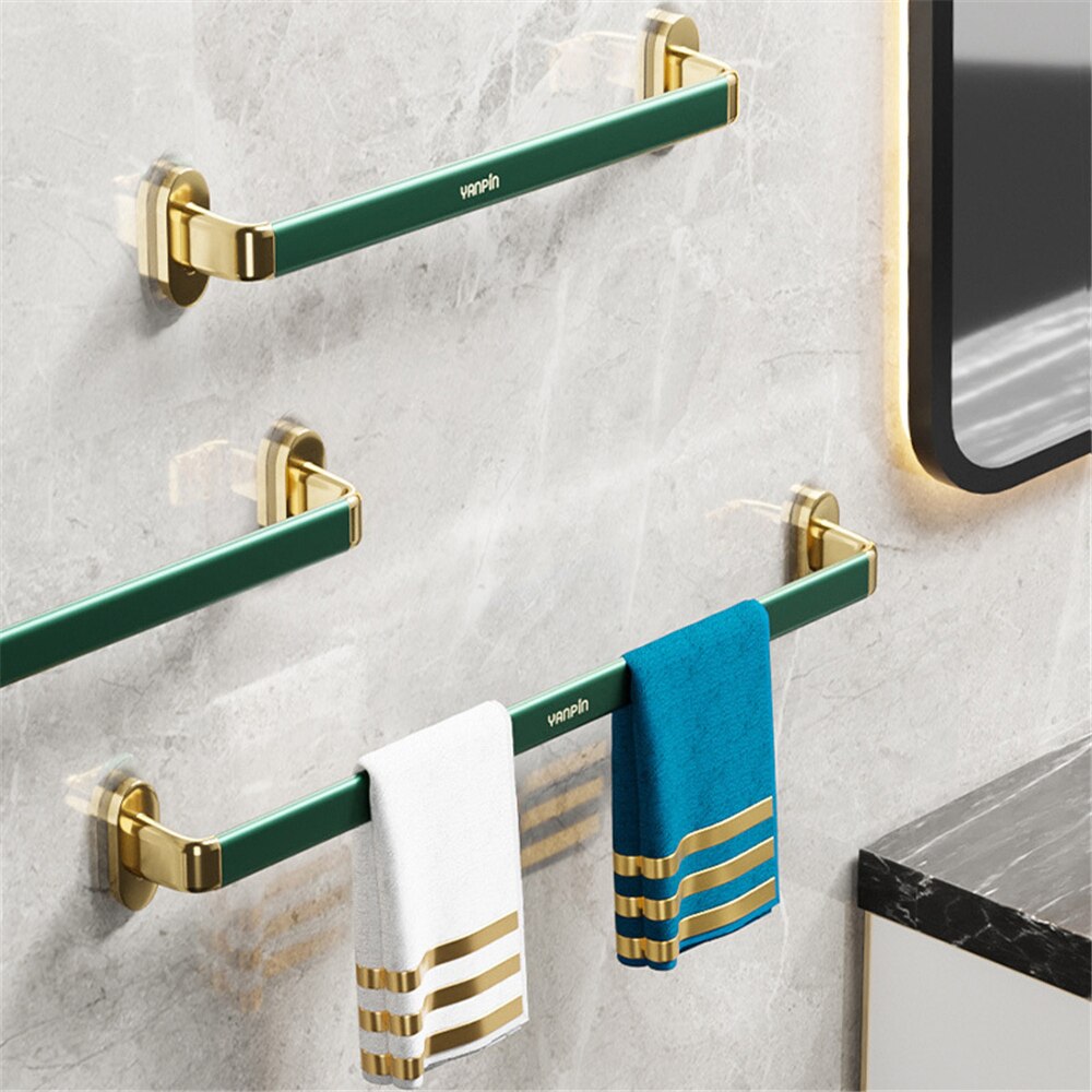 Soporte de lujo ligero para toallas de baño, organizador de ropa y toalla de baño, contenedor de almacenamiento para las necesidades diarias montado en la pared