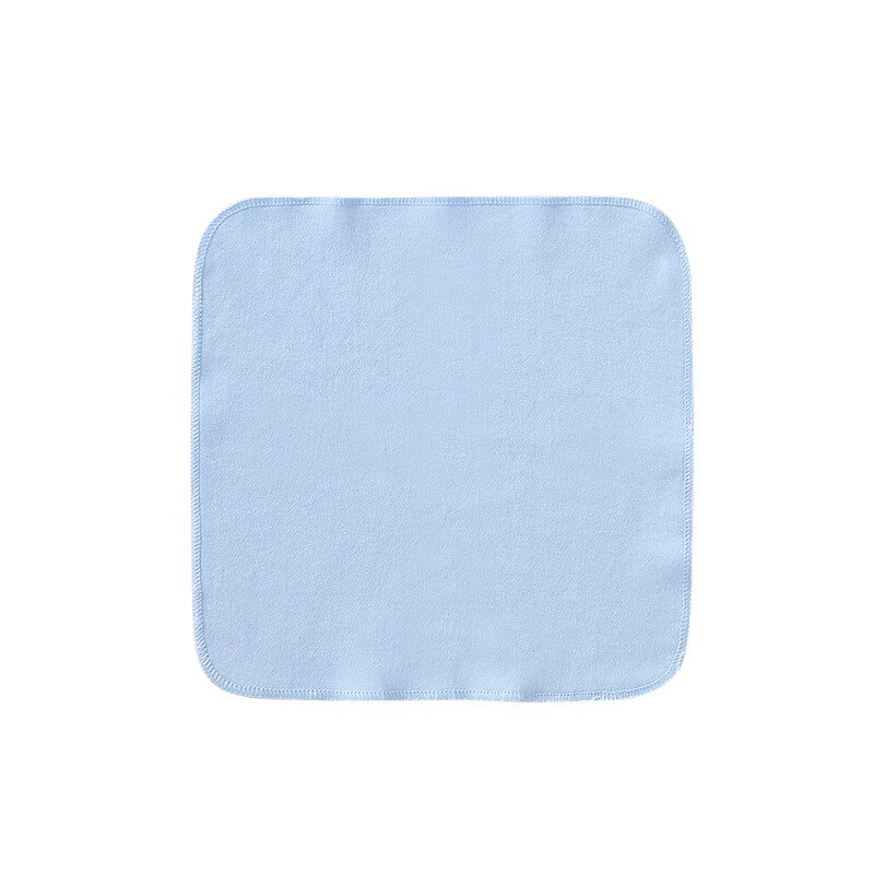 5 sztuk/partia niemowlę Handdoek czysty Kleur Effen niemowlę Kleine Handdoek dla dziecka Vierkante Handdoek niemowlę Zakdoek śliniaczek: Niebieski