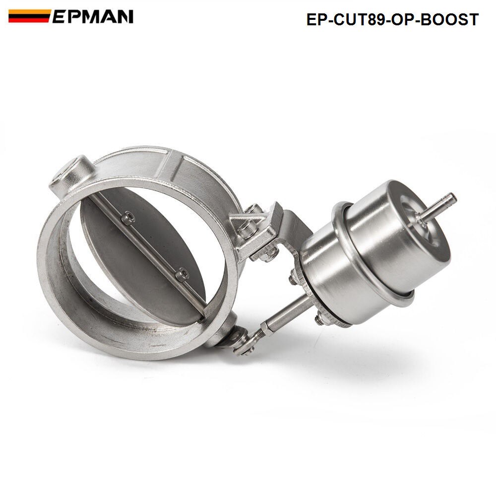 Boost Activated Exhaust Cutout / Dump 89MM Open Style Pressure: about 1 BAR For VW Golf 4 EP-CUT89-OP-BOOST
