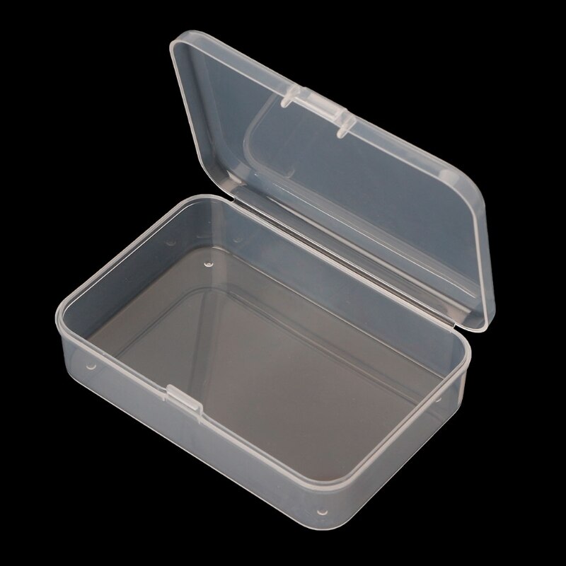 Small Transparent Plastic Storage Boxs Clear Square Multipurpose Display Case