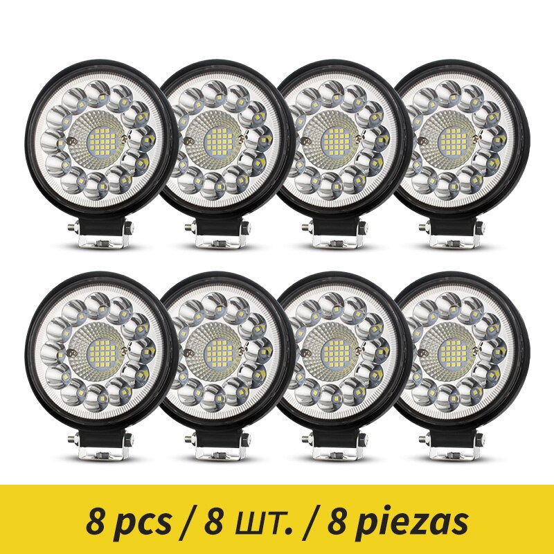 99W 9900LM LED Work Light Bars 12V 24V Car Spot Light Bar Waterproof Driving Off Road Fog Light Off-road 4WD ATV UTV Truck Boat