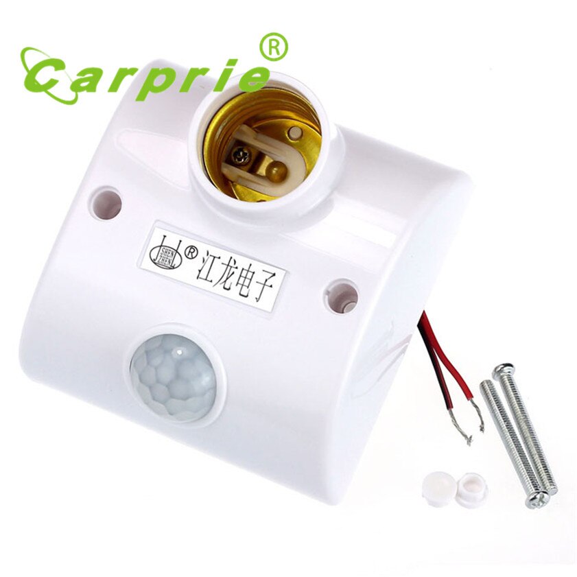Super E27 Infrared Motion PIR Sensor Automatic LED Light Lamp Holder Switch