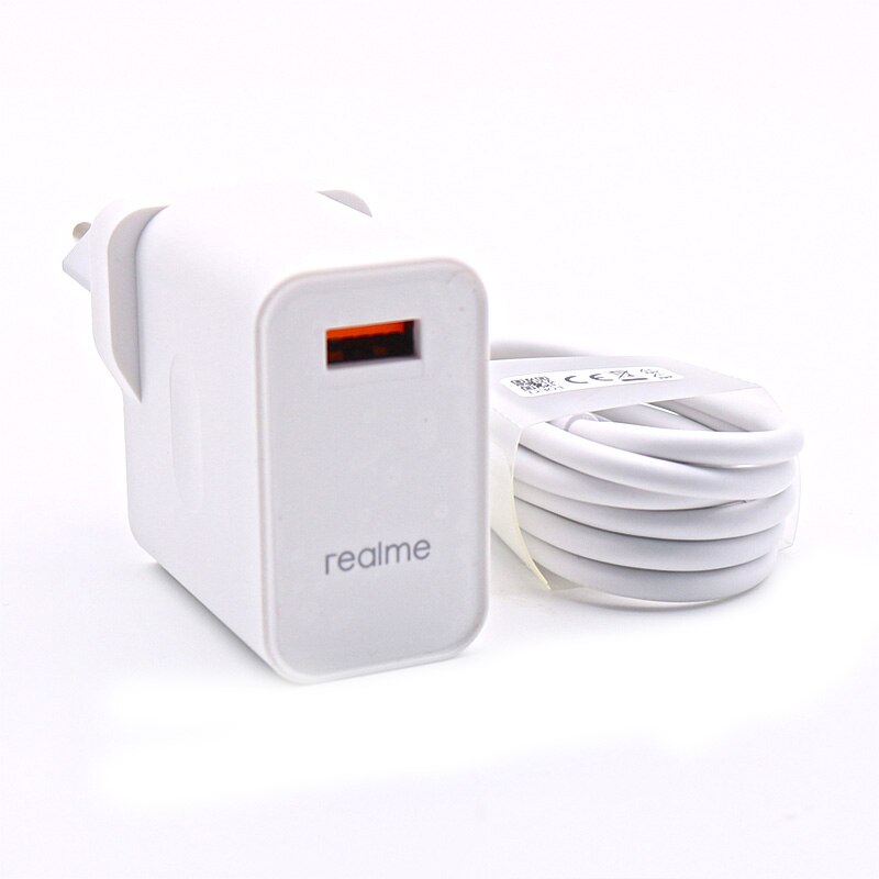 Original EU Realme Dash charger 5V/6A Fast charging 1m USB typec cable wall power adapter for Realme X2 Pro X50 Pro 6 Pro huawei: charge add  cable
