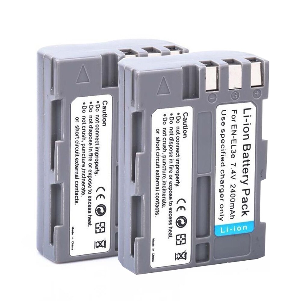 NL EL3E ENEL3e Batterij + Batterijen en-el3e Oplader voor Nikon en el3e batterij D300S D300 D100 D200 D700 D70S D80 d90 D5 L15