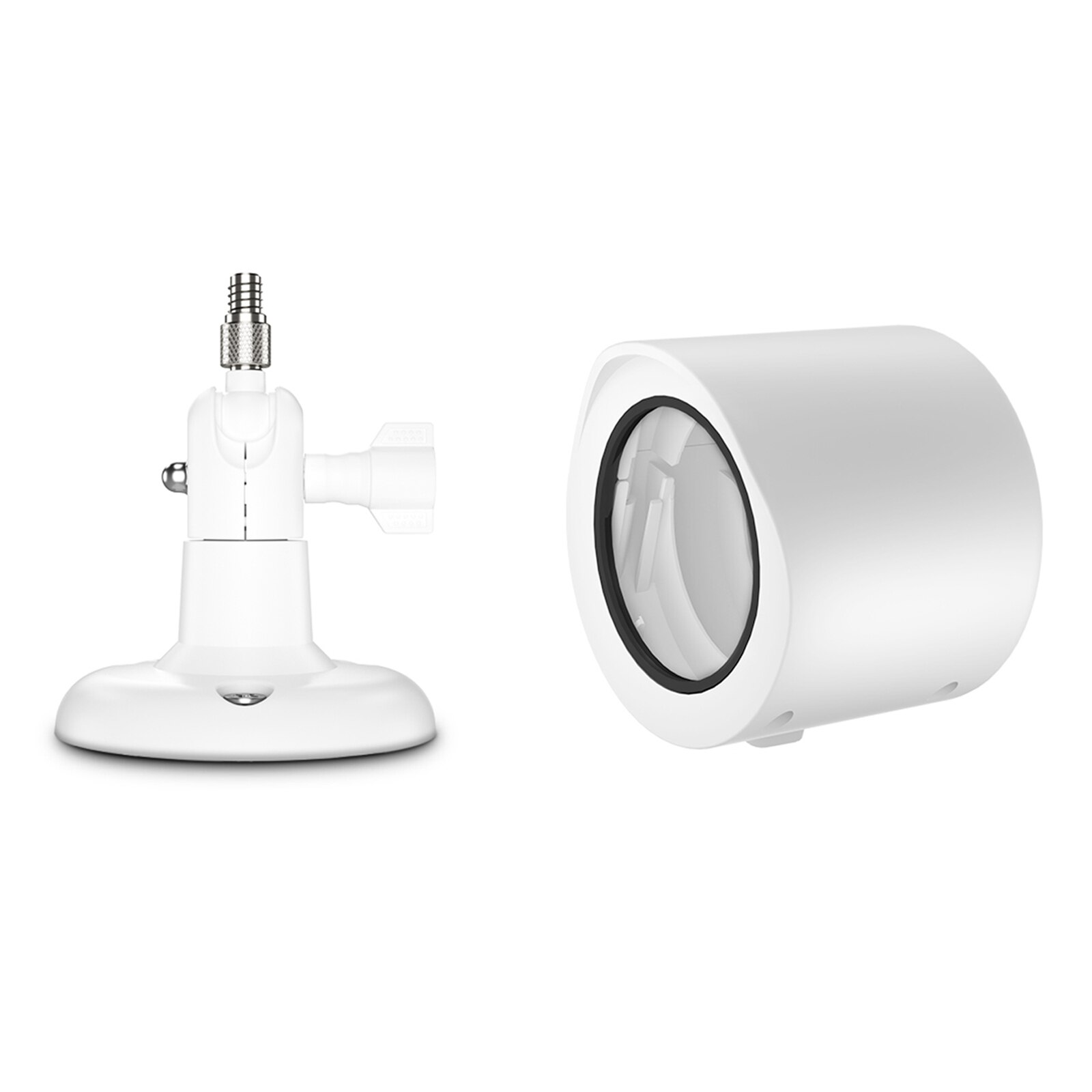 Wall Mount Only for compatible with YI Home Camera 3 Wall Mounted 360 Degree Swivel Bracket Holder Case Cover For Home Camera: White 1PCS