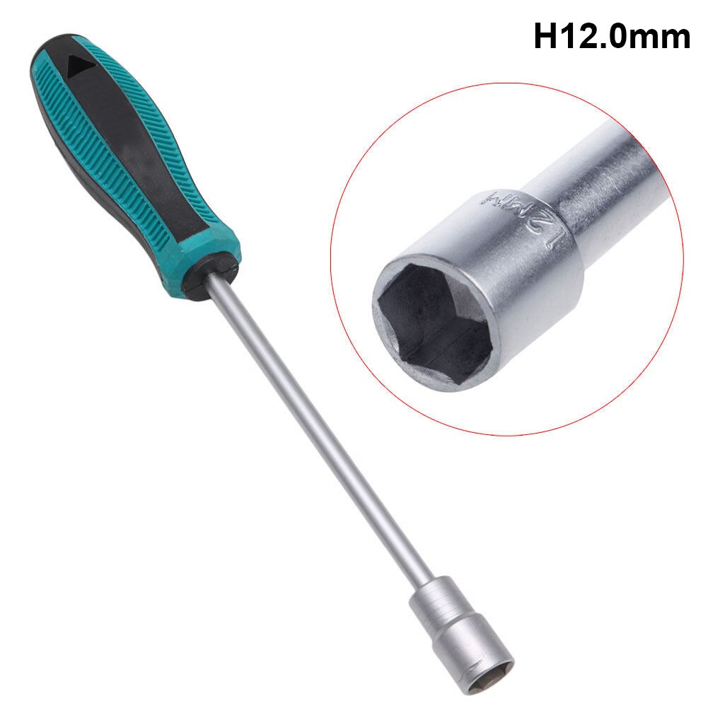 Hex Nut Key 3mm 4mm 5mm 6mm 7mm 8mm 13mm 14mm Metal Socket Driver Wrench Hexagon Screwdriver Nutdriver Hand Tools Bike Repair: H12.0MM