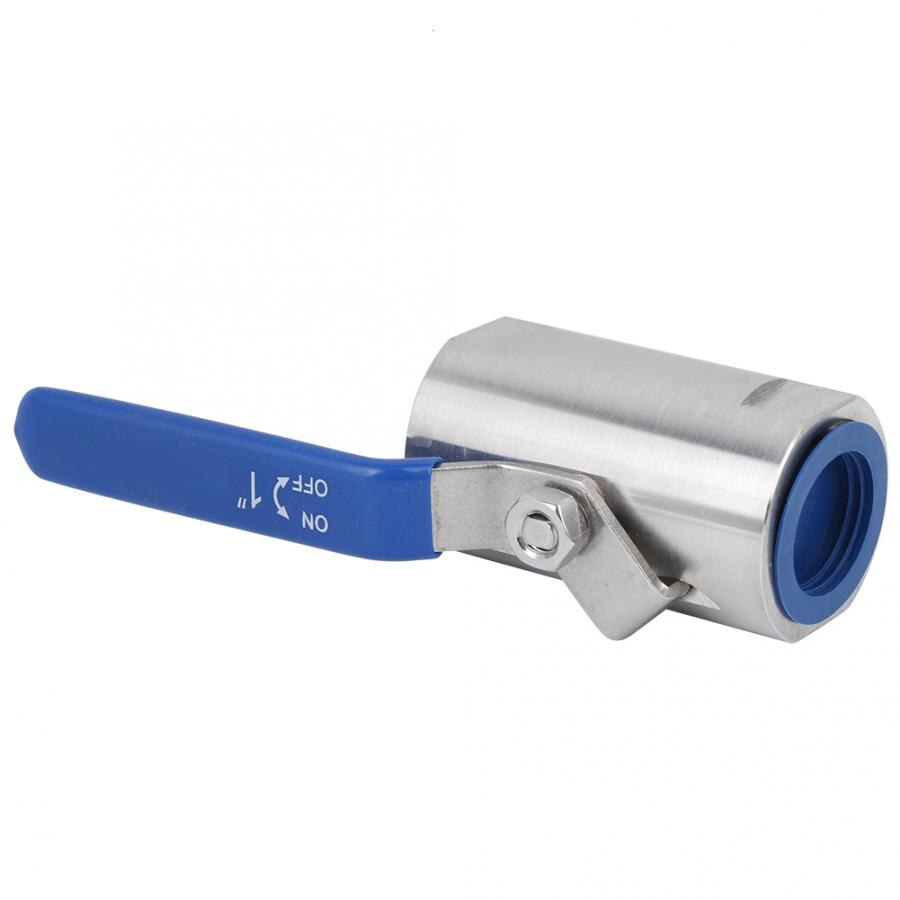 DN25 Stainless Steel Ball Valve Industrial Manual G1 Inch Threaded 2 Way Flowing For Tap Water