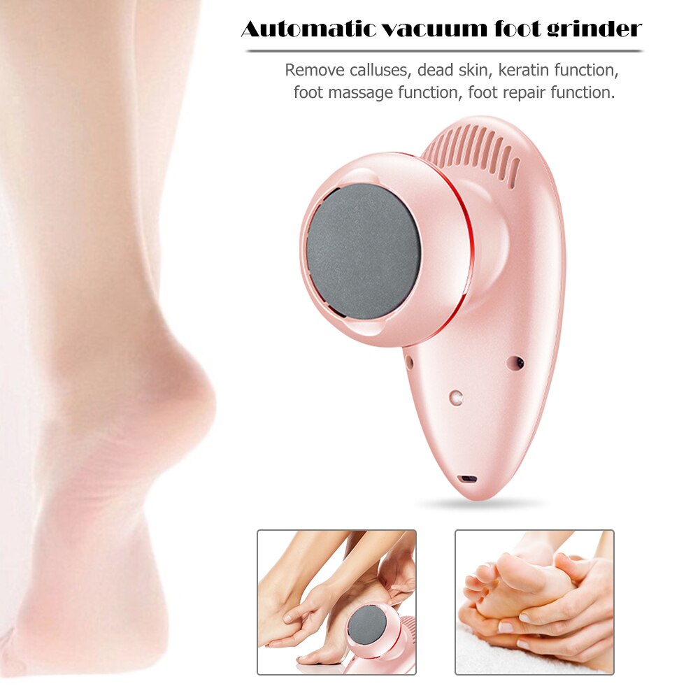 Fichier de pied électrique USB charge électrique pied broyeur peau morte callosités dissolvant pied polisseur pédicure outils soins des pieds pour wemen