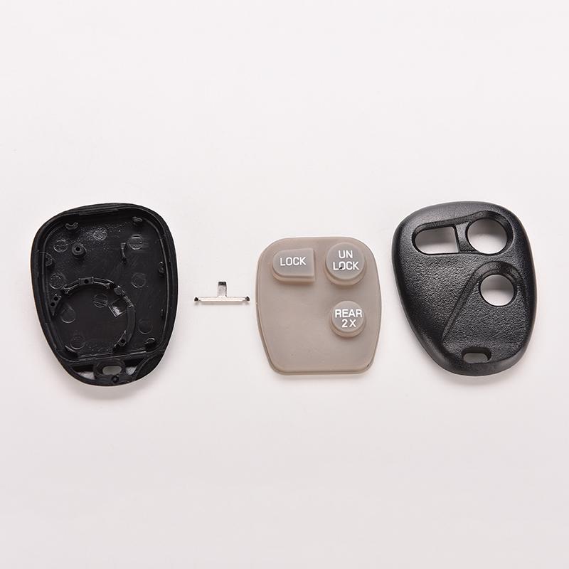 Wysokiej jakości pilot zdalnego sterowania obudowa kluczyka samochodowego na GM 16245100 29 18 obudowa kluczyka robić samochodu pokrywa 1 sztuk 3 przyciski