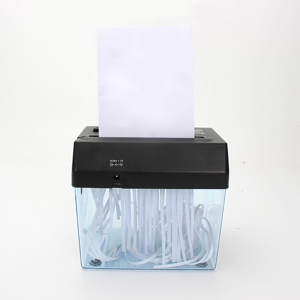 Automatische USB Shredder Desktop Snijmachine Home Office Mini Draagbare Strip Dual-purpose Papier Elektrische A6 Gevouwen A4 School
