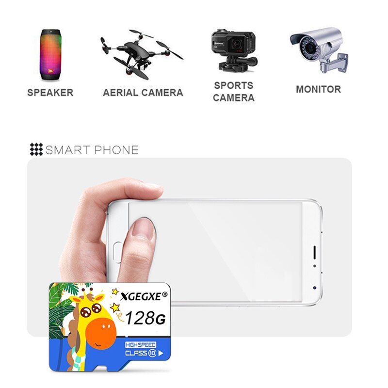 MicroSD Memory Card 8GB 16GB 32GB 64GB 128GB 256GB Micro SD Card C10 TF Card Flash Drive for Smartphone