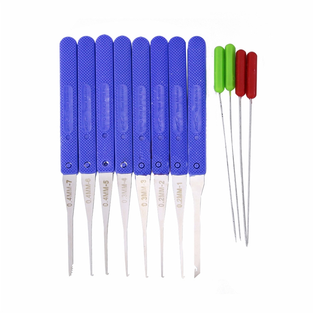 Kit de crochetage de serrures transparentes bon marché, outils de retrait de clés cassées, outil de tension, outils de carte, divers outils, fournisseur de serrurerie