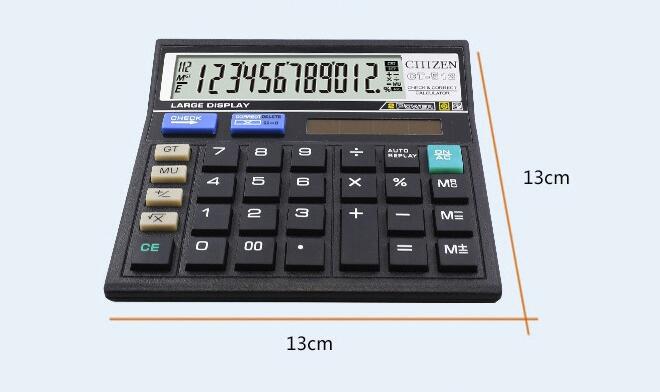 Calculator Economical Solar Dual Power Computer Office Home School Student Teaching Stationery Calculating Tool